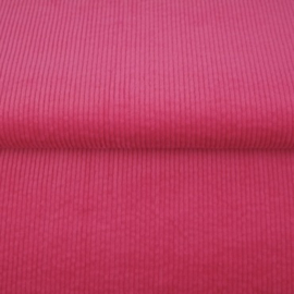 Rekbare corduroy: fuchsia (Stenzo) per 25 cm