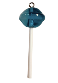 Lollie blauw 50x15mm, per stuk