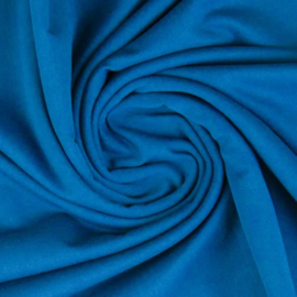 Tricot: effen blauw (Swafing kleur 842),  per 25cm