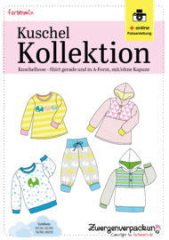 Farbenmix papier patroon  Kuschelbasics maat 50 - 92