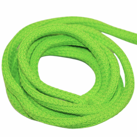 Koord vierkant 5mm neon-groen, per meter