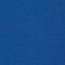 French terry tricot: effen Royal blue (Swafing kleur 254, seizoen 2024), per 25 cm