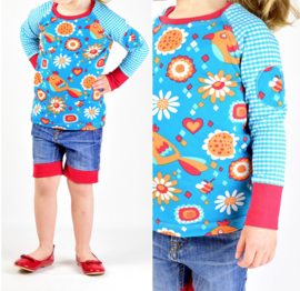 Lillesol & Pelle girls/boys raglan shirt Maat 80-164