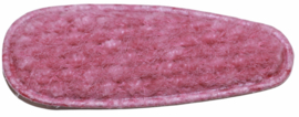 kniphoesje licht harig met wafeltje roze 55 mm