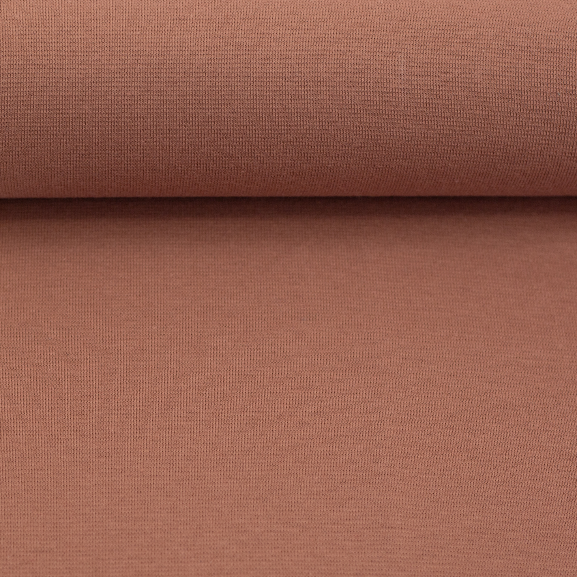 Boordstof: blush (Swafing kleur 272 herfst/winter 2025-2026) Rondgebreid 48 cm. Per 25 cm