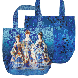 Tassenpaneel: Delft blue elegance, 112x150 cm