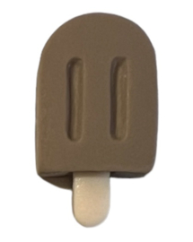 Flatback mini ijsje choco 18x11 mm