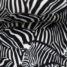 Viscose (geweven): Daytona zebra (Swafing) , per 25 cm