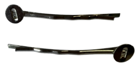 Schuifspeld 45mm met plakvlak 7mm zilverkleur, 10 stuks
