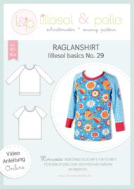 Lillesol & Pelle girls/boys raglan shirt Maat 80-164