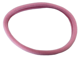 elastisch haarbandje nylon roze, dikke mooie kwaliteit