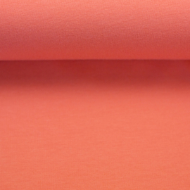 Tricot: effen zalm (Swafing kleur 635 seizoen 2024) per 25cm