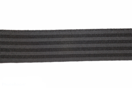 Soepel pyjama/boxershort elastiek zwart 30 mm breed: per meter