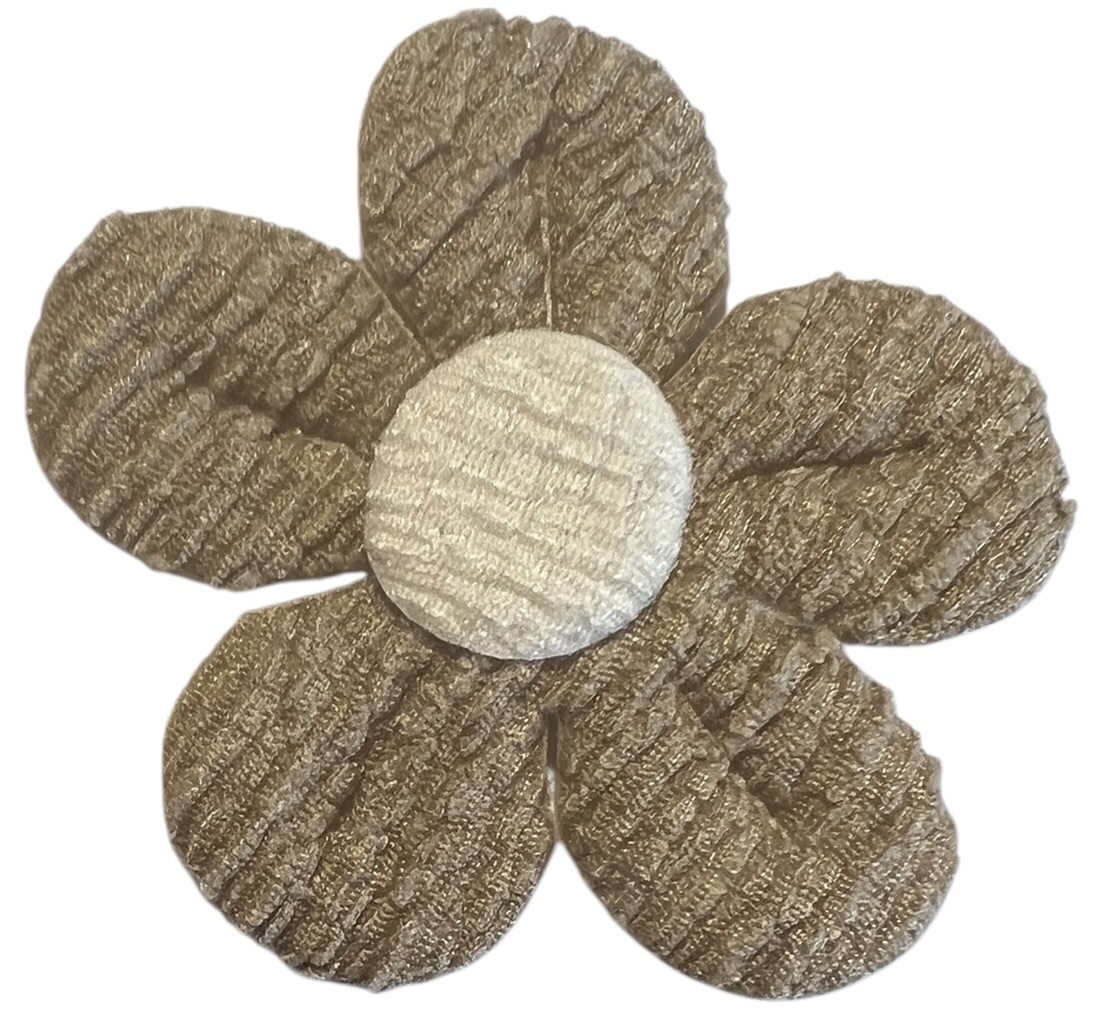 Bloem ribbel beige/lichtbeige 50 mm