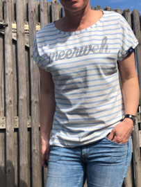 Farbenmix papier naaipatroon LaBreton Summer Tee maat 32-46