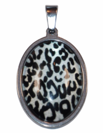 Cabochon setting 18x25 mm RVS