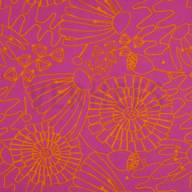 Fine poplin: EDEN MAGENTA by NERIDA HANSEN, 190x148 cm coupon