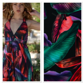 Viscose: In the jungle by Bienvenido Colorido (Swafing), per 25 cm