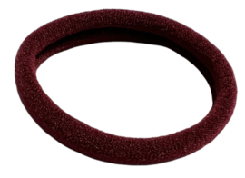 Haarelastiek nylon 40 mm, bordeauxrood