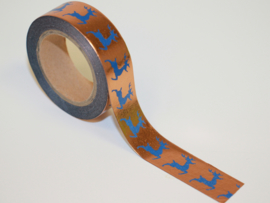 Masking tape copper deer