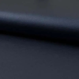 Bengaline stretch: Foil bianca metallic Navy, per 25 cm