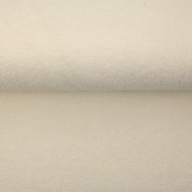 Cotton towel terry/ fijne badstof: offwhite (Stenzo), per 25 cm