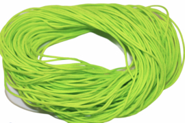 Nylon koord (armbandjes maken) 0,8mm neongroen, 20 meter