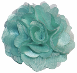 Tule bloem 5 cm mint