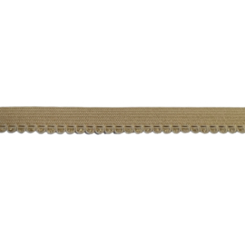 Elastisch kantje huidskleur 10 mm, per 0,5 meter