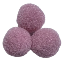 Pom pom soft 15 mm oudroze
