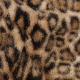 FAUX FUR ANIMAL SKIN - CAMEL, per 25 cm