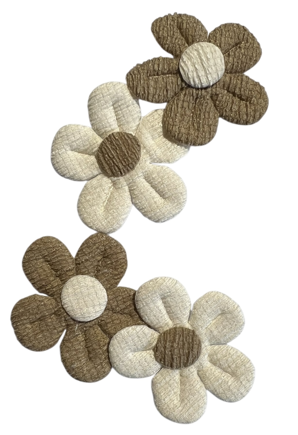 Bloem ribbel beige/lichtbeige 50 mm