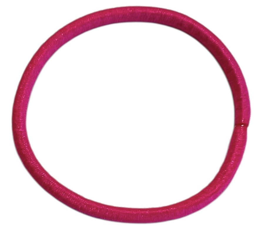 Elastiekje 30 mm, knal-donkerroze