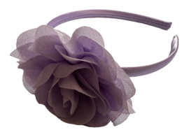 Haarband bloem lila