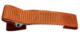Alligator haarclipje 50x10 mm oranje