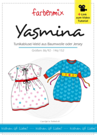 Farbenmix papier patroon Yasmina 86/92- 146/152