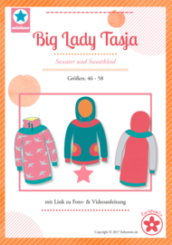 Farbenmix naaipatroon Big lady Tasja Sweater - sweaterjurk 46-58