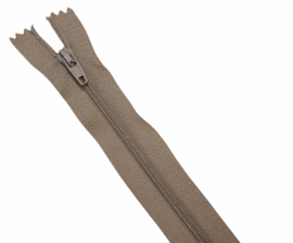 Nylon rits beige niet deelbaar 25 cm