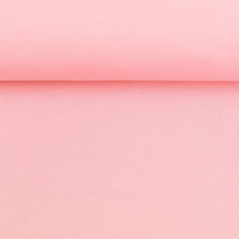 Brushed joggingstof: Pastel pink (Swafing kleur 431), per 25 cm