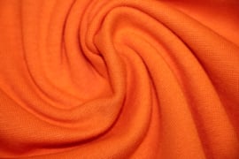 Oranje boordstof. Rondgebreid 35 cm. Per 25 cm