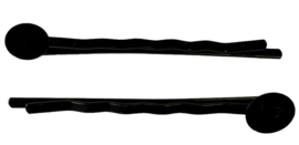 Schuifspeld 52mm met plakvlak 8mm zwart, per stuk