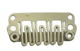 Anti slip haarclipje creme 28 mm