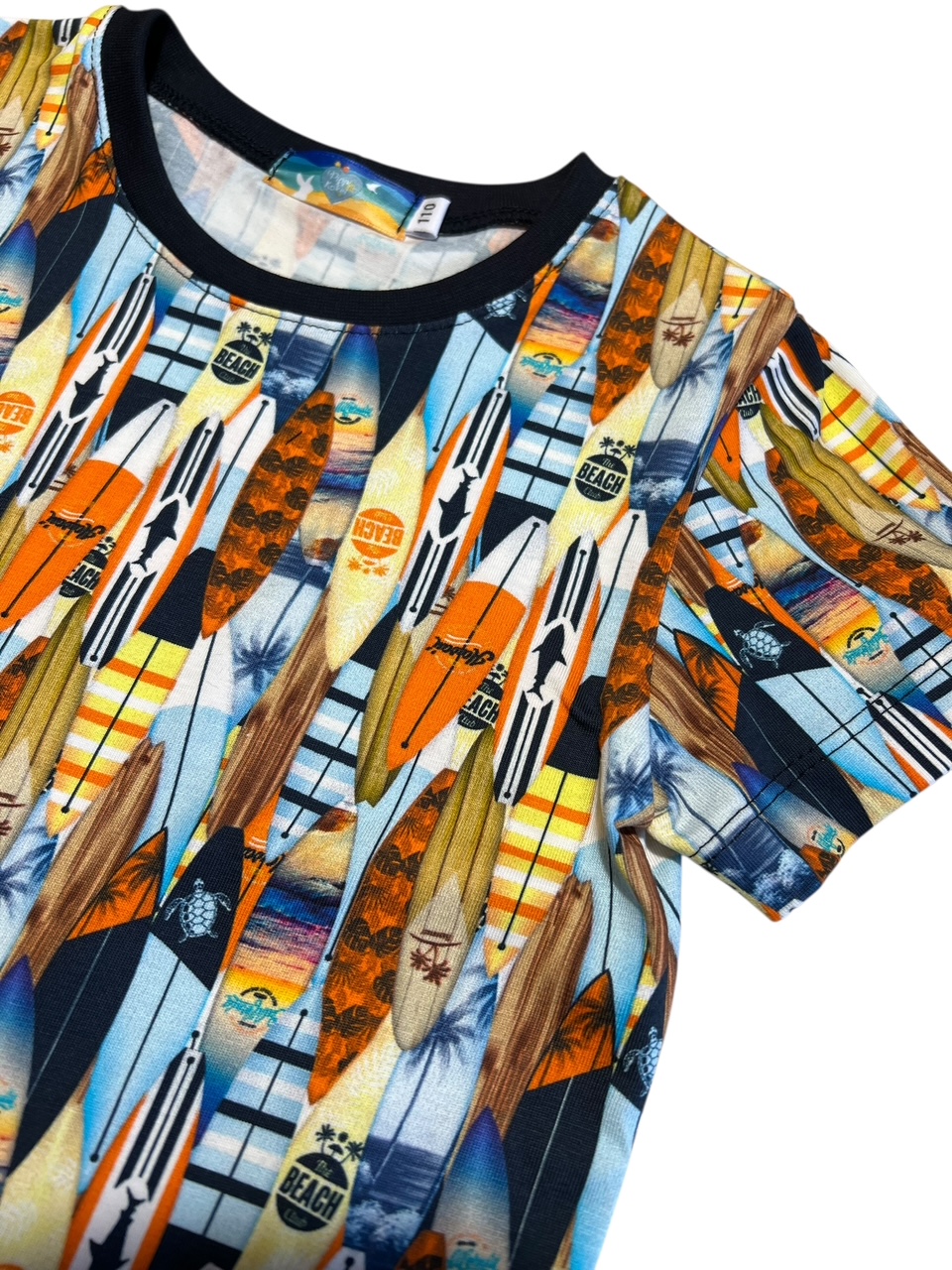 Shirt: go surfing oranje 92-164