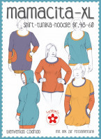 Farbenmix papier naaipatroon Mamacita XL, shirt/tuniek/hoodie maat 48-60