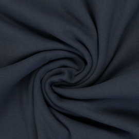 Boordstof: jeansblauw (Swafing kleur 744) Rondgebreid 48 cm. Per 25 cm