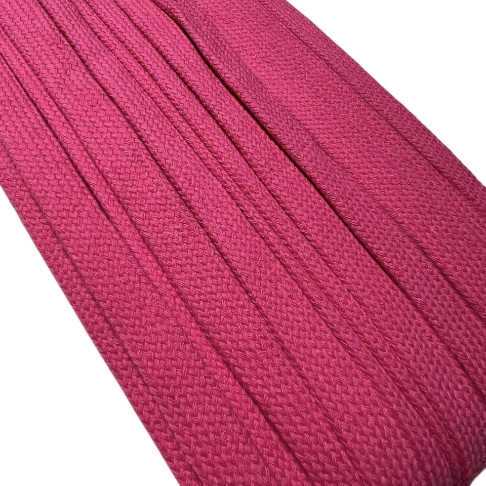Plat koord 17 mm fuchsia, per meter