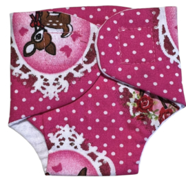 Luiertje My little BABY born roze hertje