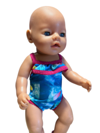 Badpak met roezel babyborn pop 43 cm
