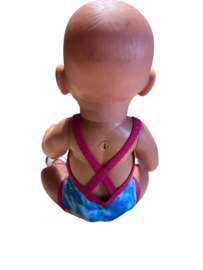 Badpak met roezel babyborn pop 43 cm