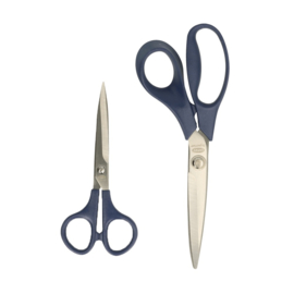 Opry scharenset 21 (stofschaar) en 15 cm (handschaar)